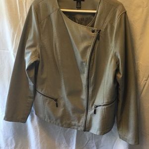 Zippered jacket Alfani XL GRAY JACKET